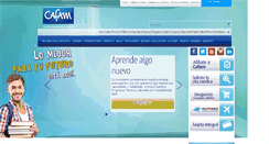 Desktop Screenshot of cafam.com.co